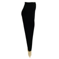 Load image into Gallery viewer, Burberry Black Crystal Fringe Detail Stretch Jersey Leggings

