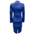 Load image into Gallery viewer, St. John Azul Metallic Knit Jacket and Dress Suit Set
