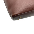 Load image into Gallery viewer, Elleme Brown Grained Leather Shoulder Bag with Brushed Gold Hardware

