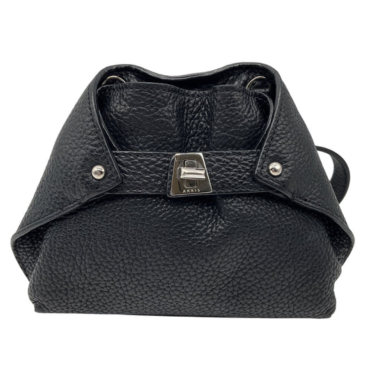 Akris Black Pebbled Leather Mini Belt Bag