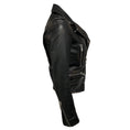 Load image into Gallery viewer, Saint Laurent Black Distressed Calfskin Leather Biker Jacket
