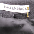 Load image into Gallery viewer, Balenciaga Black 2022 Maxi Tube Wool Skirt With Slit
