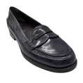 Load image into Gallery viewer, Tod's Navy Blue Shiny Leather Loafers / Flats
