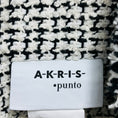 Load image into Gallery viewer, Akris Punto Ivory / Black / White Fringed Tweed Jacket
