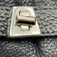 Load image into Gallery viewer, Akris Black Pebbled Leather Mini Belt Bag

