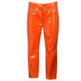 Load image into Gallery viewer, Ralph Lauren Collection Orange Sequined Five Pocket Pants
