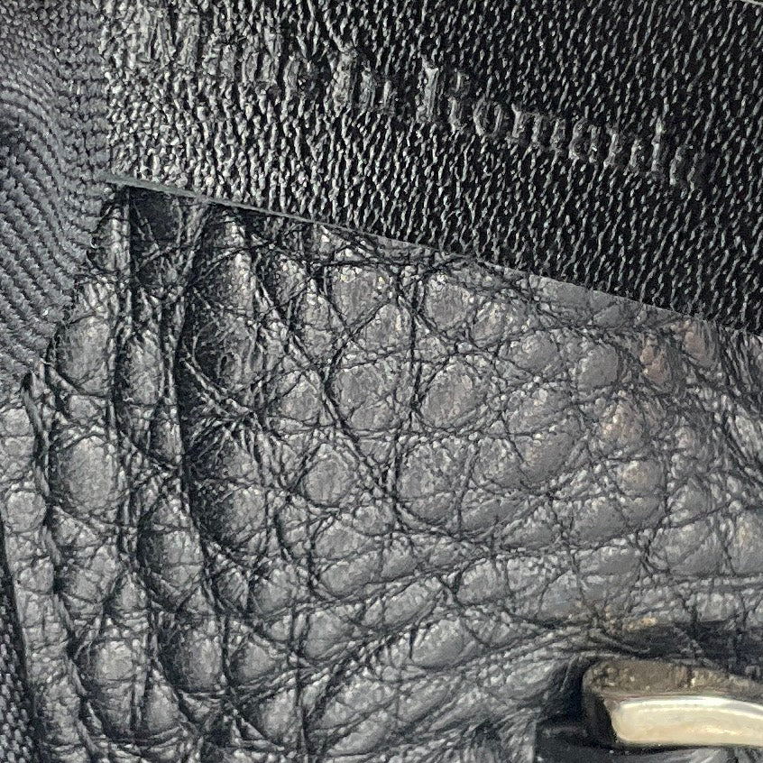 Akris Black Pebbled Leather Mini Belt Bag