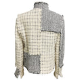 Load image into Gallery viewer, Akris Punto Ivory / Black / White Fringed Tweed Jacket
