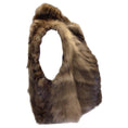 Load image into Gallery viewer, Edwards-Lowell of Beverly Hills Brown Cropped Sable Fur Vest
