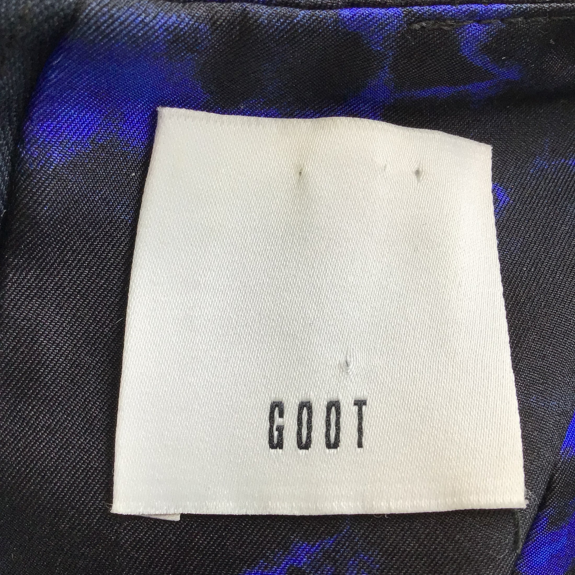 Josh Goot Black Multi Printed Sleeveless Silk Dress