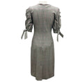 Load image into Gallery viewer, Alberta Ferretti Black / White / Pink Multi Puff Sleeved Midi Dress
