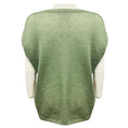Load image into Gallery viewer, Dries Van Noten Green Short Sleeved V-Neck Mohair Wool Knit Sweater
