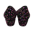 Load image into Gallery viewer, Salvatore Ferragamo Black / Pink Multi Bow Detail Paint Splattered Shoes
