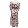 Load image into Gallery viewer, The Vampire's Wife White / Red / Black Multi Floral Printed Cotton Maxi Dress with Belt
