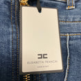 Load image into Gallery viewer, Elisabetta Franchi Blue Vintage Denim Bootcut Jeans with Zip NWT
