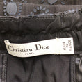 Load image into Gallery viewer, Christian Dior Black Circle Print Cotton and Silk Skirt
