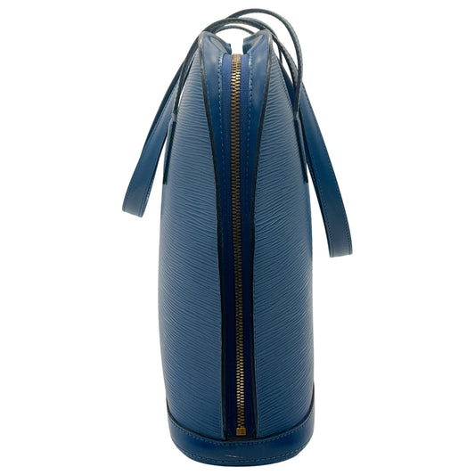 Louis Vuitton Blue Epi Lussac Shoulder Bag