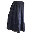 Load image into Gallery viewer, Christian Dior Black Circle Print Cotton and Silk Skirt
