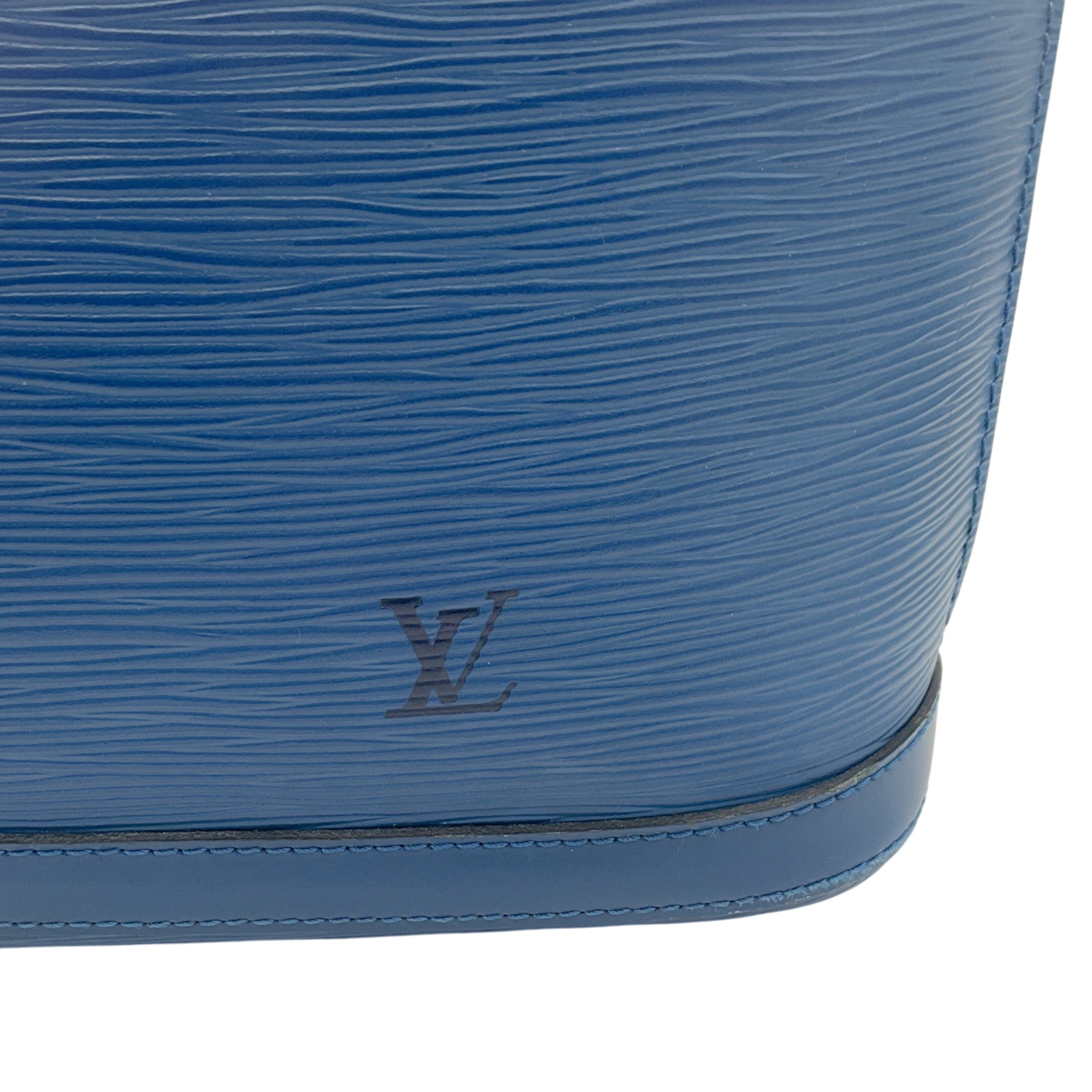 Louis Vuitton Blue Epi Lussac Shoulder Bag