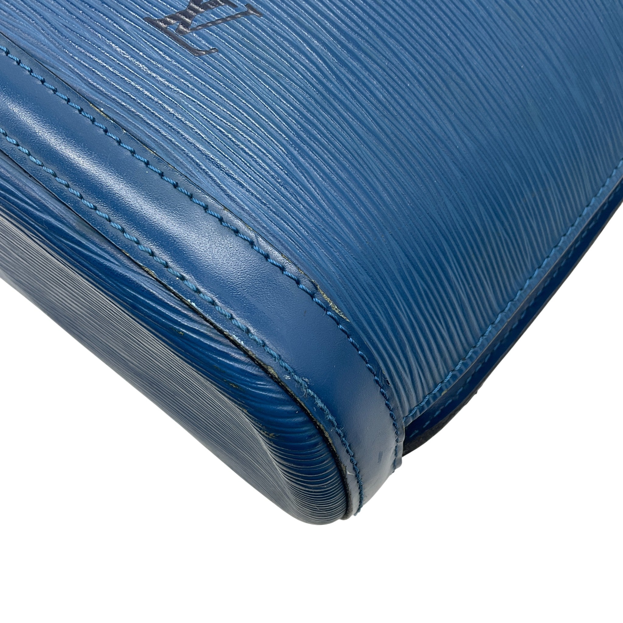 Louis Vuitton Blue Epi Lussac Shoulder Bag