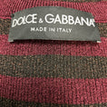Load image into Gallery viewer, Dolce & Gabbana Burgundy Metallic Striped Knit Cardigan Sweater
