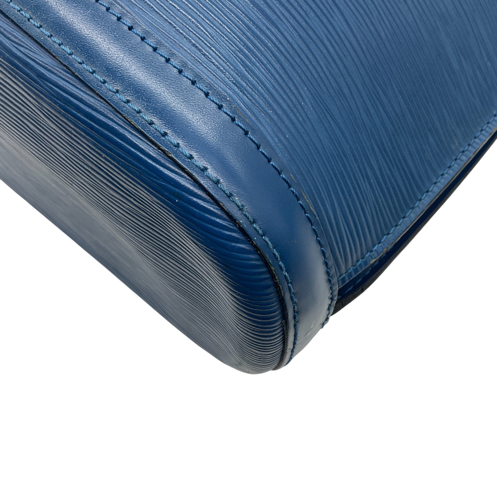 Louis Vuitton Blue Epi Lussac Shoulder Bag