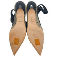 Load image into Gallery viewer, Christian Dior Black Mesh Kitten Heel Pumps with Suede Ankle Ties
