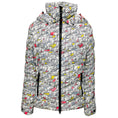 Load image into Gallery viewer, Bogner Fire + Ice White Multi Saelly-D Down Ski Jacket
