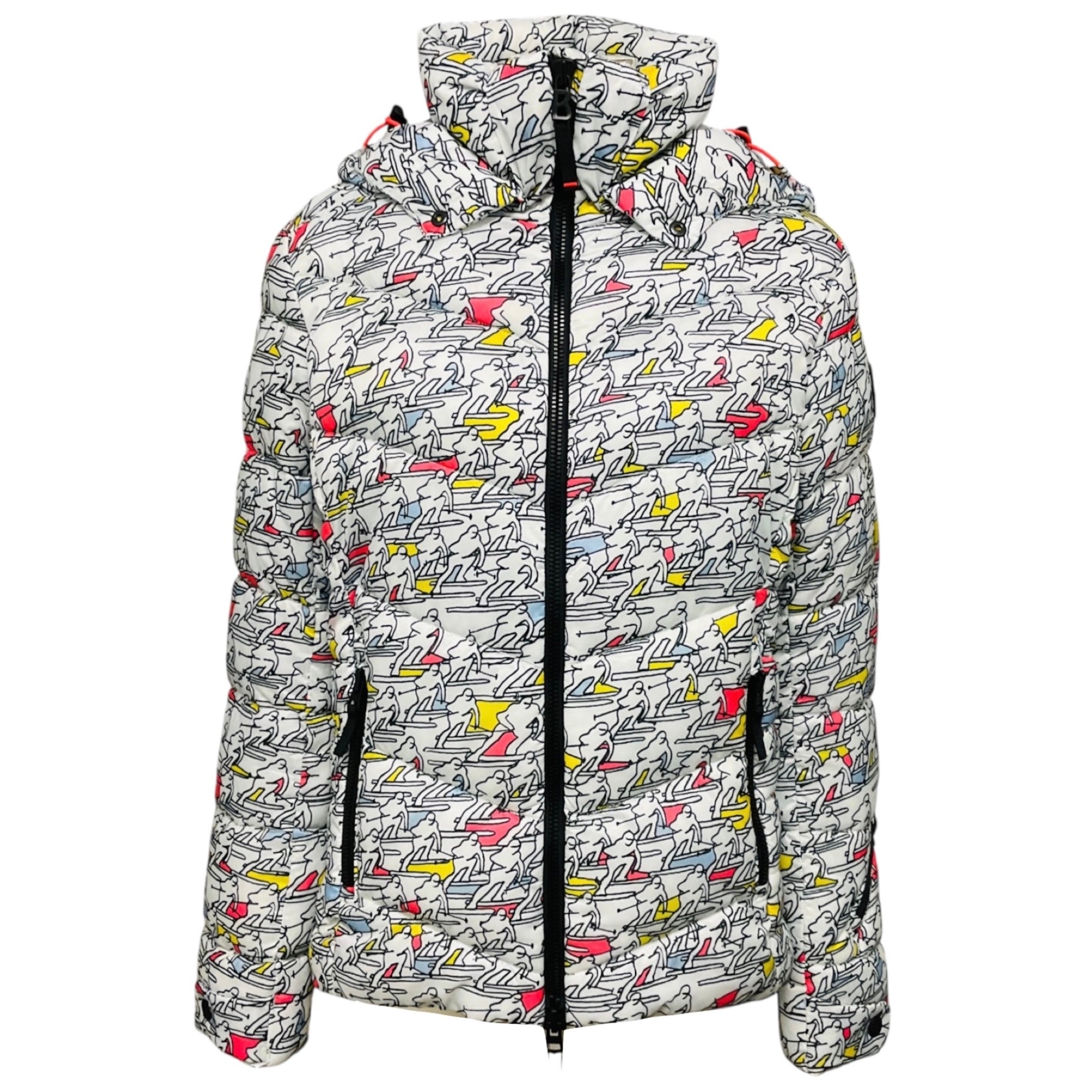 Bogner Fire + Ice White Multi Saelly-D Down Ski Jacket