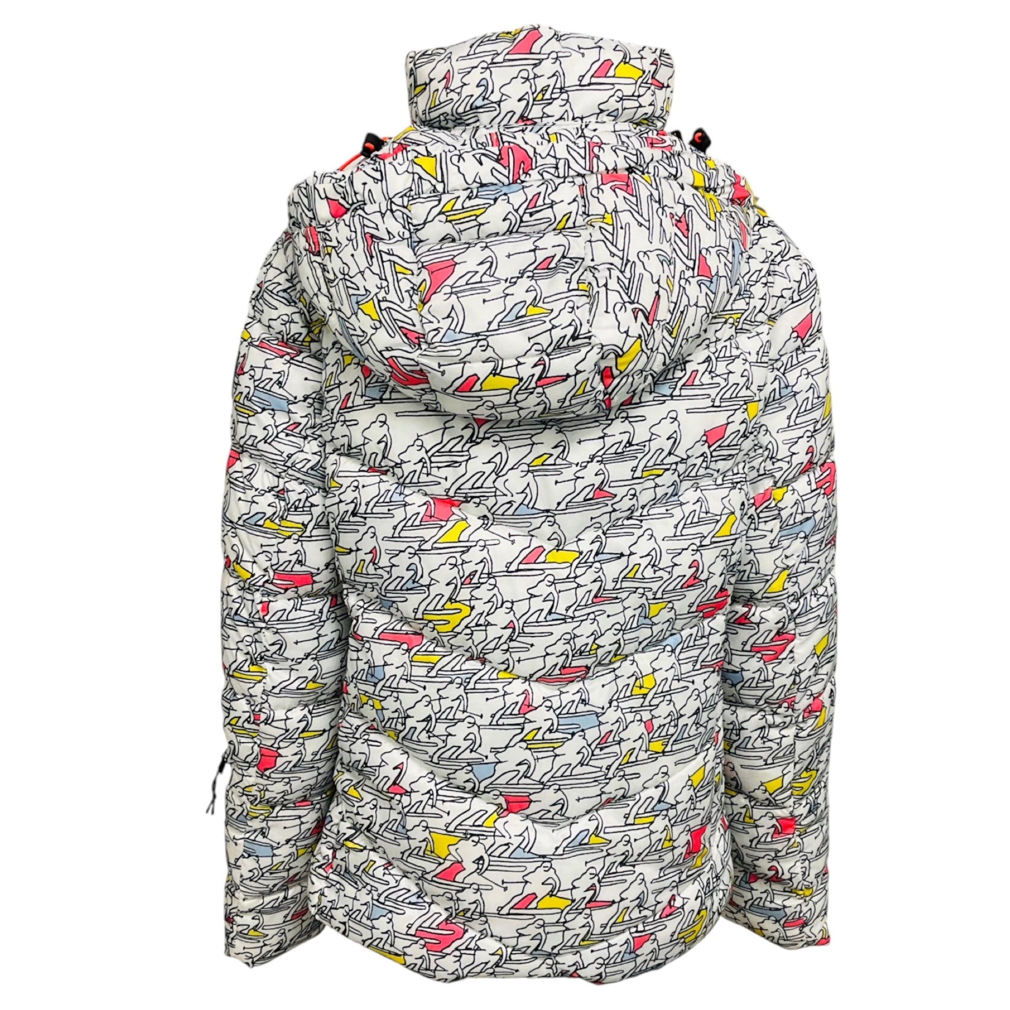 Bogner Fire + Ice White Multi Saelly-D Down Ski Jacket