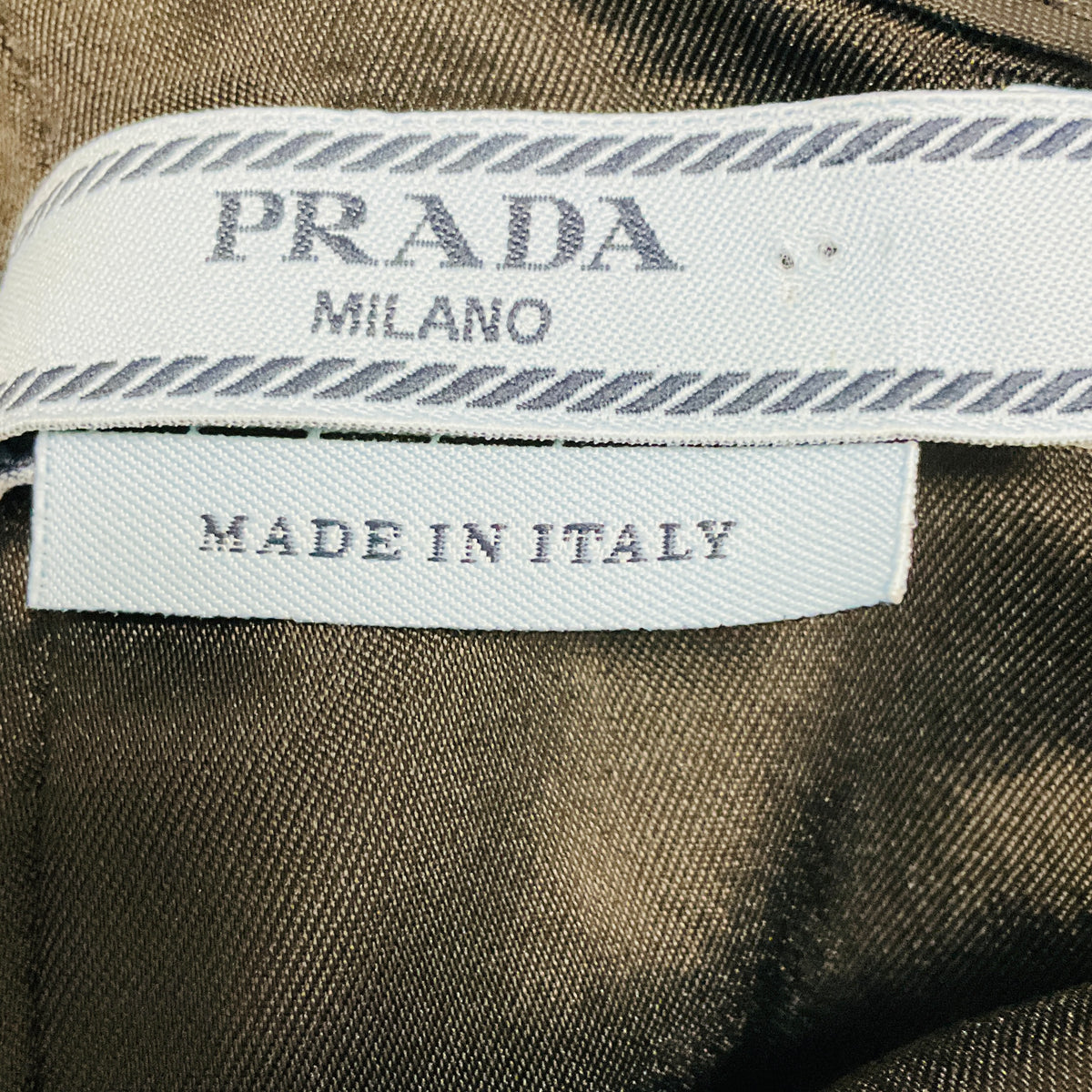 Prada Black Textured Nylon and Wool Cocktail Dress