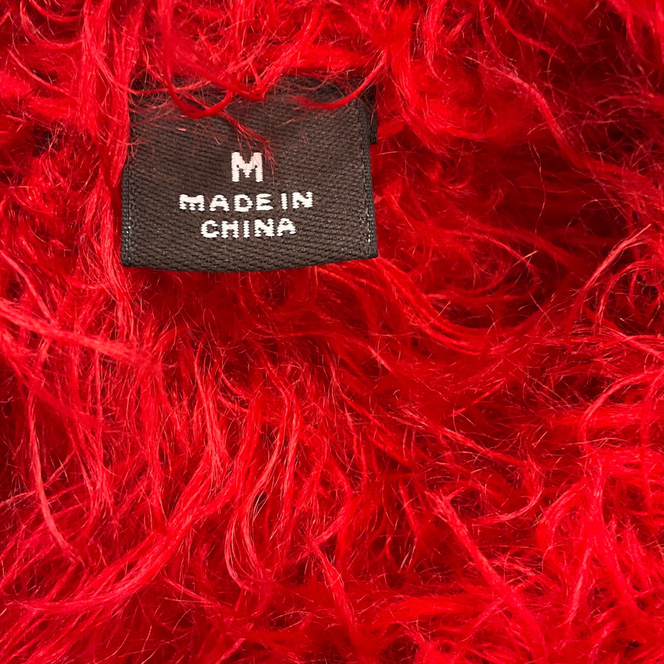 Michael Kors Crimson Mohair Knit Italian Yarn Sweater