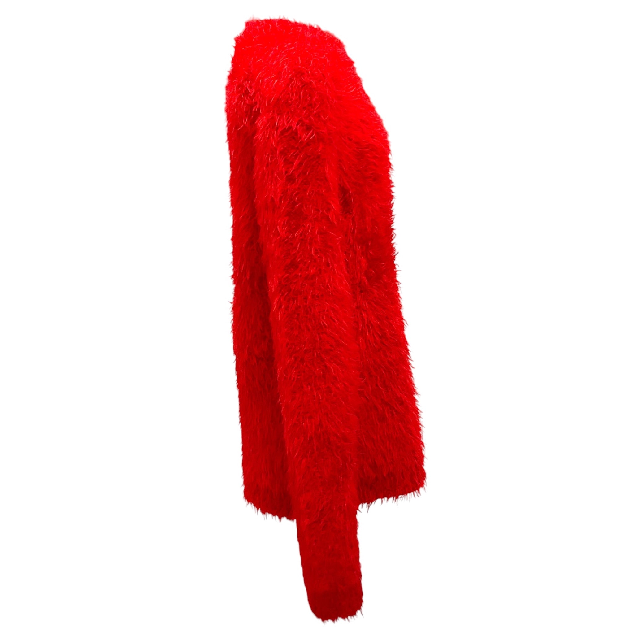 Michael Kors Crimson Mohair Knit Italian Yarn Sweater