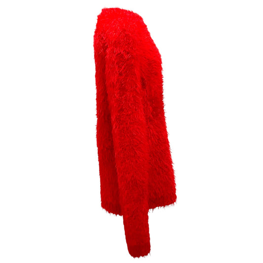 Michael Kors Crimson Mohair Knit Italian Yarn Sweater