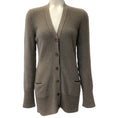 Load image into Gallery viewer, Loro Piana Taupe Cashmere Cardigan Sweater

