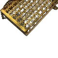 Load image into Gallery viewer, Chanel 2015 Gold Metal CC Moucharabieh Paris-Dubai Minaudiere Clutch
