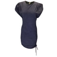 Load image into Gallery viewer, Isabel Marant Blue Sitian Cotton Jersey Mini Dress
