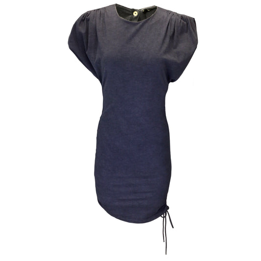 Isabel Marant Blue Sitian Cotton Jersey Mini Dress