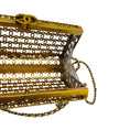 Load image into Gallery viewer, Chanel 2015 Gold Metal CC Moucharabieh Paris-Dubai Minaudiere Clutch
