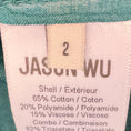 Load image into Gallery viewer, Jason Wu Collection Sea Green Corded Geometric Lace Mini Dress
