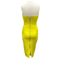 Load image into Gallery viewer, Alex Perry Bright Yellow Crepe Midi Dress
