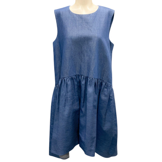 Co x Francois Girbaud Blue Sleeveless Chambray Dress