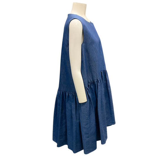 Co x Francois Girbaud Blue Sleeveless Chambray Dress