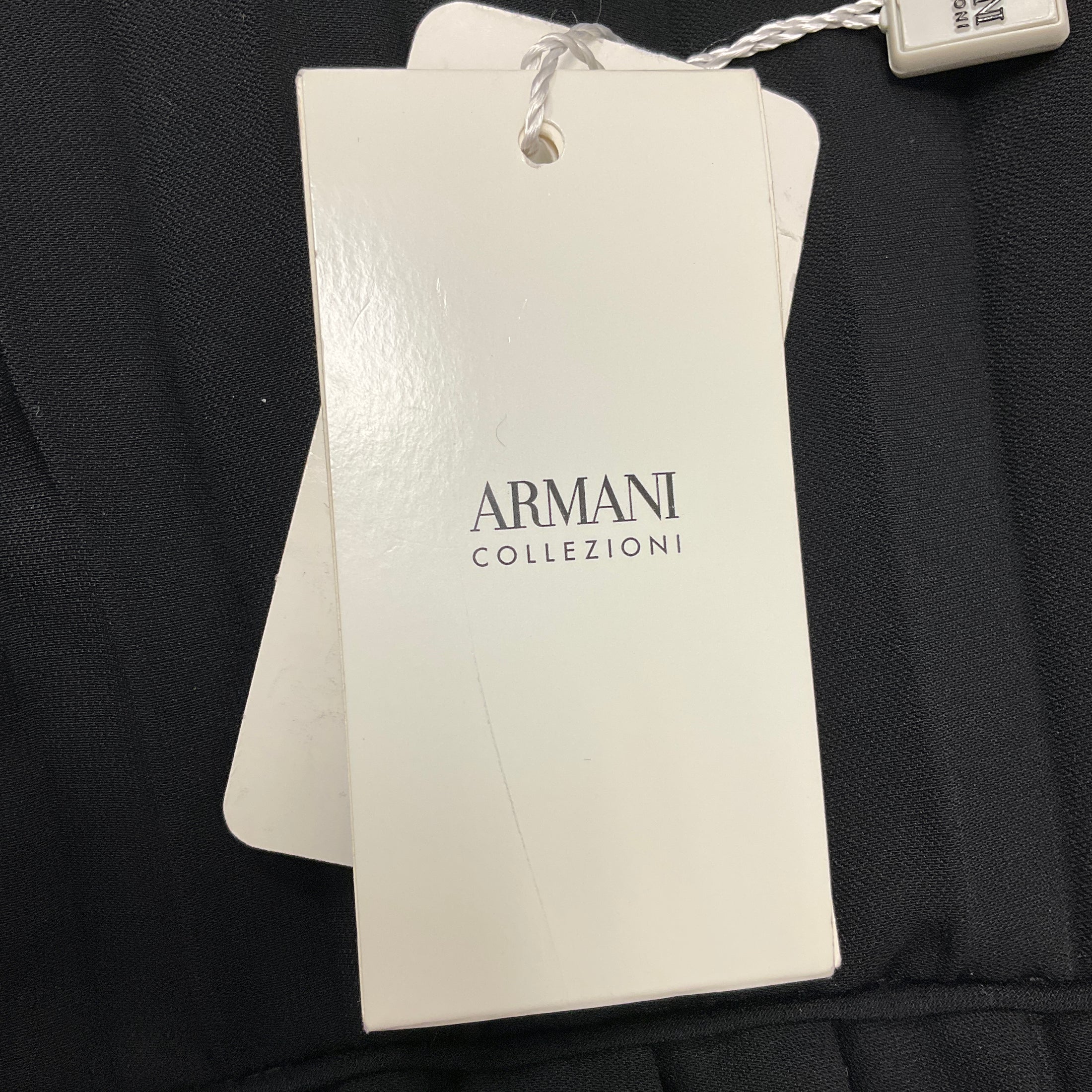 Armani Collezioni Black 2011 Pleated Sleeveless Cocktail Dress