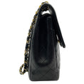 Load image into Gallery viewer, Chanel Vintage 1980's Black Leather Classic Square Double Flap Bag

