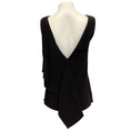 Load image into Gallery viewer, Rosetta Getty Black Sleeveless Draped Back Blouse
