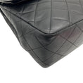 Load image into Gallery viewer, Chanel Vintage 1980's Black Leather Classic Square Double Flap Bag
