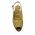 Load image into Gallery viewer, Jimmy Choo Nude Beige Patent Leather Cork Platform Wedge Sandals
