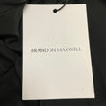 Load image into Gallery viewer, Brandon Maxwell Black Silk Georgette Raina Dress
