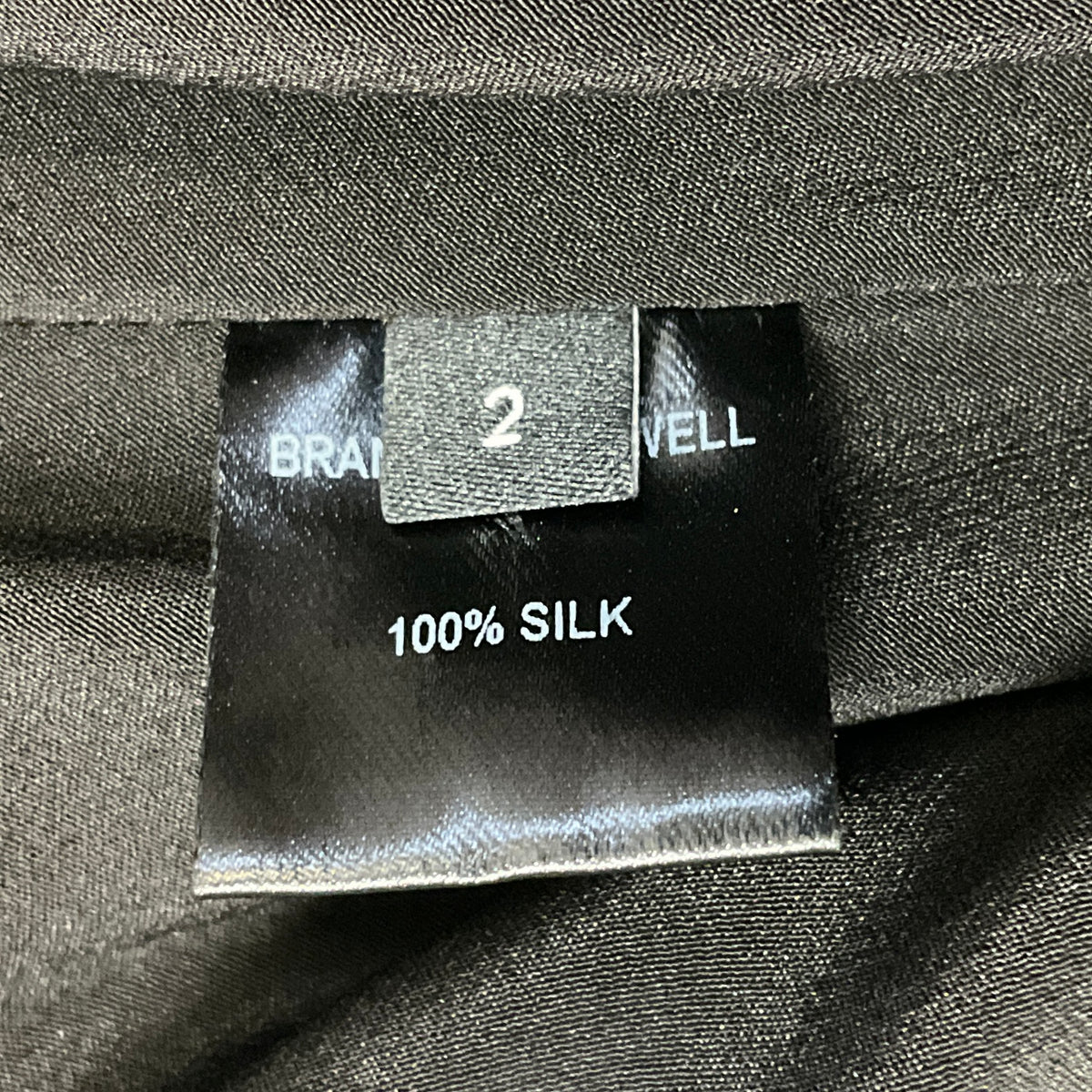 Brandon Maxwell Black Silk Georgette Raina Dress